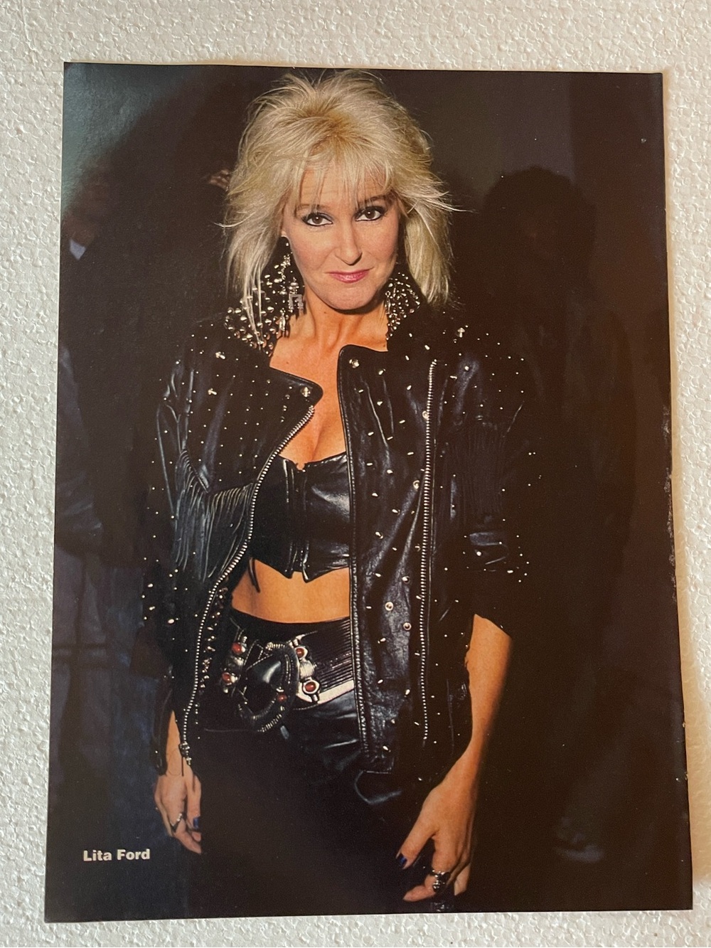 Vintage Lita Ford Magazine pinup